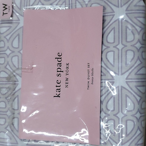 Kate Spade Twin Duvet Bedding Set New! - Picture 3 of 4